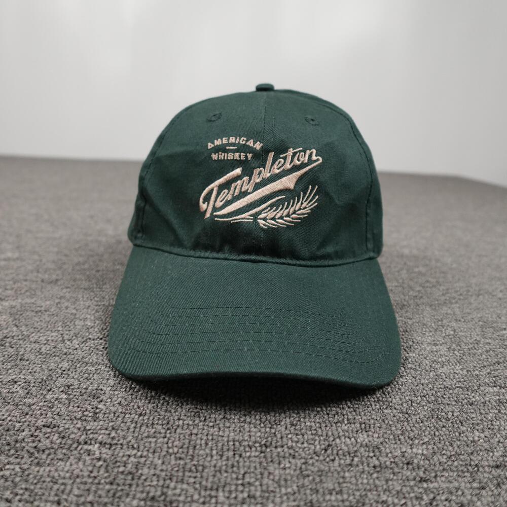Apollo Templeton Whiskey Hat Cap Strap Back Mens One Size Green Twill Baseball